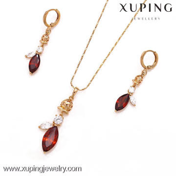 62255- Xuping moda jóias conjuntos de jóias de moda mais recente